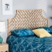 bali & pari Jayliah Modern Bohemian Natural Brown Rattan Queen Size Standalone Headboard - BSOWS004-Rattan-HB-Queen