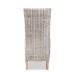 bali & pari Trianna Rustic Transitional Whitewashed Rattan and Natural Brown Finished Wood Dining Chair - BSOFlorence Highback-White Washed-DC
