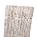 bali & pari Trianna Rustic Transitional Whitewashed Rattan and Natural Brown Finished Wood Dining Chair - BSOFlorence Highback-White Washed-DC
