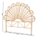 bali & pari Variel Modern Bohemian Natural Brown Rattan Queen Size Standalone Headboard - BSOD001-Rattan-HB-Queen