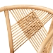 bali & pari Kagama Modern Bohemian Natural Brown Rattan Dining Chair - BSOKagama-Rattan-DC