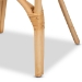 bali & pari Kagama Modern Bohemian Natural Brown Rattan Dining Chair - BSOKagama-Rattan-DC