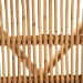 bali & pari Kagama Modern Bohemian Natural Brown Rattan Dining Chair - BSOKagama-Rattan-DC