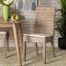 bali & pari Toby Modern Bohemian Grey Rattan 2-Piece Dining Chair Set - BSOToby-Grey Natural-DC
