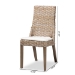 bali & pari Toby Modern Bohemian Grey Rattan 2-Piece Dining Chair Set - BSOToby-Grey Natural-DC