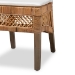 bali & pari Argos Modern Bohemian  Natural Brown Rattan 2-Piece Dining Chair Set - BSOArgos-Rattan-DC