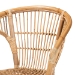 Baxton Studio Alleta Modern Bohemian Natural Brown Rattan 3-Piece Living Room Set - BSOAlleta-Rattan-3PC Set