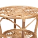 bali & pari Cariel Modern Bohemian Natural Brown Rattan Coffee Table - BSO12720-Rattan-CT
