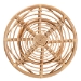 bali & pari Cariel Modern Bohemian Natural Brown Rattan Coffee Table - BSO12720-Rattan-CT