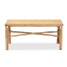 bali & pari Cacaban Modern Bohemian Natural Brown Rattan Accent Bench - BSOCacaban-Rattan-Bench