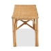 bali & pari Cacaban Modern Bohemian Natural Brown Rattan Accent Bench - BSOCacaban-Rattan-Bench