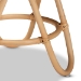 bali & pari Rinjani Modern Bohemian Natural Brown Rattan End Table - BSORinjani-Rattan-ET