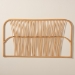 bali & pari Laina Modern Bohemian Natural Brown Rattan Queen Size Wall-mount Headboard - BSO0678B-Rattan-HB-Queen