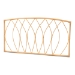 Baxton Studio Halia Modern Bohemian Natural Brown Rattan Queen Size Wall-mount Headboard