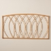 bali & pari Halia Modern Bohemian Natural Brown Rattan Queen Size Wall-mount Headboard - BSO0681B-Rattan-HB-Queen