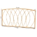 bali & pari Halia Modern Bohemian Natural Brown Rattan Queen Size Wall-mount Headboard - BSO0681B-Rattan-HB-Queen
