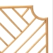 bali & pari Giza Modern Bohemian Natural Brown Rattan Queen Size Wall-mount Headboard - BSOGiza-Rattan-HB-Queen