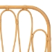 bali & pari Carrick Modern Bohemian Natural Brown Rattan Queen Size Wall-mount Headboard - BSO0680B-Rattan-HB-Queen