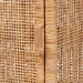 bali & pari Vivan Modern Bohemian Natural Brown Rattan 1-Door Nightstand - BSOVivan-Mahogany-NS