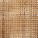 bali & pari Arthur Mid-Century Modern Walnut Brown Mahogany Wood and Natural Rattan 2-Piece Dining Chair Set - BSOArthur-Teak-DC