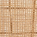 bali & pari Moscow Modern Bohemian Natural Brown Rattan and Walnut Brown Mahogany Wood 2-Piece Dining Chair Set - BSOMoscow-Teak-DC