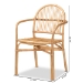 bali & pari Tugera Modern Bohemian Natural Brown Rattan Dining Chair - BSOTugera-Rattan-DC