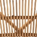 bali & pari Tugera Modern Bohemian Natural Brown Rattan Dining Chair - BSOTugera-Rattan-DC