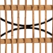 bali & pari Garan Modern Bohemian Natural Brown Rattan and Black Metal Counter Stool - BSOLeaf-Rattan-CS