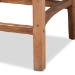 bali & pari Arthur Mid-Century Modern Walnut Brown Mahogany Wood and Natural Rattan Counter Stool - BSOArthur-Teak-CS