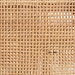 bali & pari Caspia Mid-Century Modern Walnut Brown Mahogany Wood and Natural Rattan Counter Stool - BSOCaspia-Teak-CS