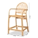 bali & pari Tugera Modern Bohemian Natural Brown Rattan Counter Stool - BSOTugera-Rattan-CS