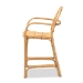 bali & pari Tugera Modern Bohemian Natural Brown Rattan Counter Stool - BSOTugera-Rattan-CS