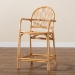 bali & pari Tugera Modern Bohemian Natural Brown Rattan Counter Stool - BSOTugera-Rattan-CS