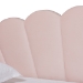 Baxton Studio Timila Modern and Contemporary Light Pink Velvet Fabric Upholstered Full Size Daybed with Trundle - BSOBBT61047T-Light Pink Velvet-Daybed-F/T