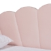 Baxton Studio Timila Modern and Contemporary Light Pink Velvet Fabric Upholstered Queen Size Daybed - BSOBBT61078-Light Pink Velvet-Daybed-Queen
