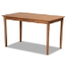 Baxton Studio Stewart Mid-Century Modern Grey Velvet Upholstered and Walnut Brown Finished Wood 5-Piece Dining Set - BSOBBT8062-Grey Velvet/Walnut-5PC Dining Nook Set