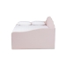Baxton Studio Timila Modern and Contemporary Light Pink Velvet Fabric Upholstered Queen Size Daybed with Trundle - BSOBBT61047T-Light Pink Velvet-Daybed-Q/T