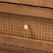Baxton Studio Ramiel Mid-Century Modern Ash Walnut Finished Wood and Rattan 6-Drawer Dresser - BSOMG9005-Ash Walnut/Rattan-6DW-Dresser