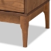Baxton Studio Ramiel Mid-Century Modern Ash Walnut Finished Wood and Rattan 1-Drawer Sideboard - BSOMG9005-Ash Walnut/Rattan-Sideboard
