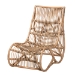 Baxton Studio Genera Modern Bohemian Natural Rattan Lounge Chair