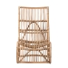 bali & pari Genera Modern Bohemian Natural Rattan Lounge Chair - BSODC512-Rattan-CC