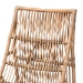 bali & pari Genera Modern Bohemian Natural Rattan Lounge Chair - BSODC512-Rattan-CC