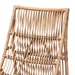 bali & pari Genera Modern Bohemian Natural Rattan Lounge Chair - BSODC512-Rattan-CC
