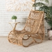 bali & pari Genera Modern Bohemian Natural Rattan Lounge Chair - BSODC512-Rattan-CC