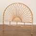 bali & pari Perenna Modern Bohemian Natural Rattan King Size Standalone Headboard - BSODC9045-Rattan-HB-King