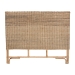 bali & pari Cantara Modern Bohemian Natural Rattan Queen Size Standalone Headboard - BSODC9048-Rattan-HB-Queen