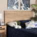bali & pari Cantara Modern Bohemian Natural Rattan Queen Size Standalone Headboard - BSODC9048-Rattan-HB-Queen