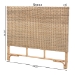 bali & pari Cantara Modern Bohemian Natural Rattan Queen Size Standalone Headboard - BSODC9048-Rattan-HB-Queen