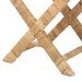 bali & pari Farica Modern Bohemian Natural Rattan And Mahogany Accent Bench - BSODC9050-Rattan-Bench