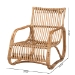 bali & pari Blanca Modern Bohemian Natural Rattan Accent Chair - BSODC1003-Rattan-CC